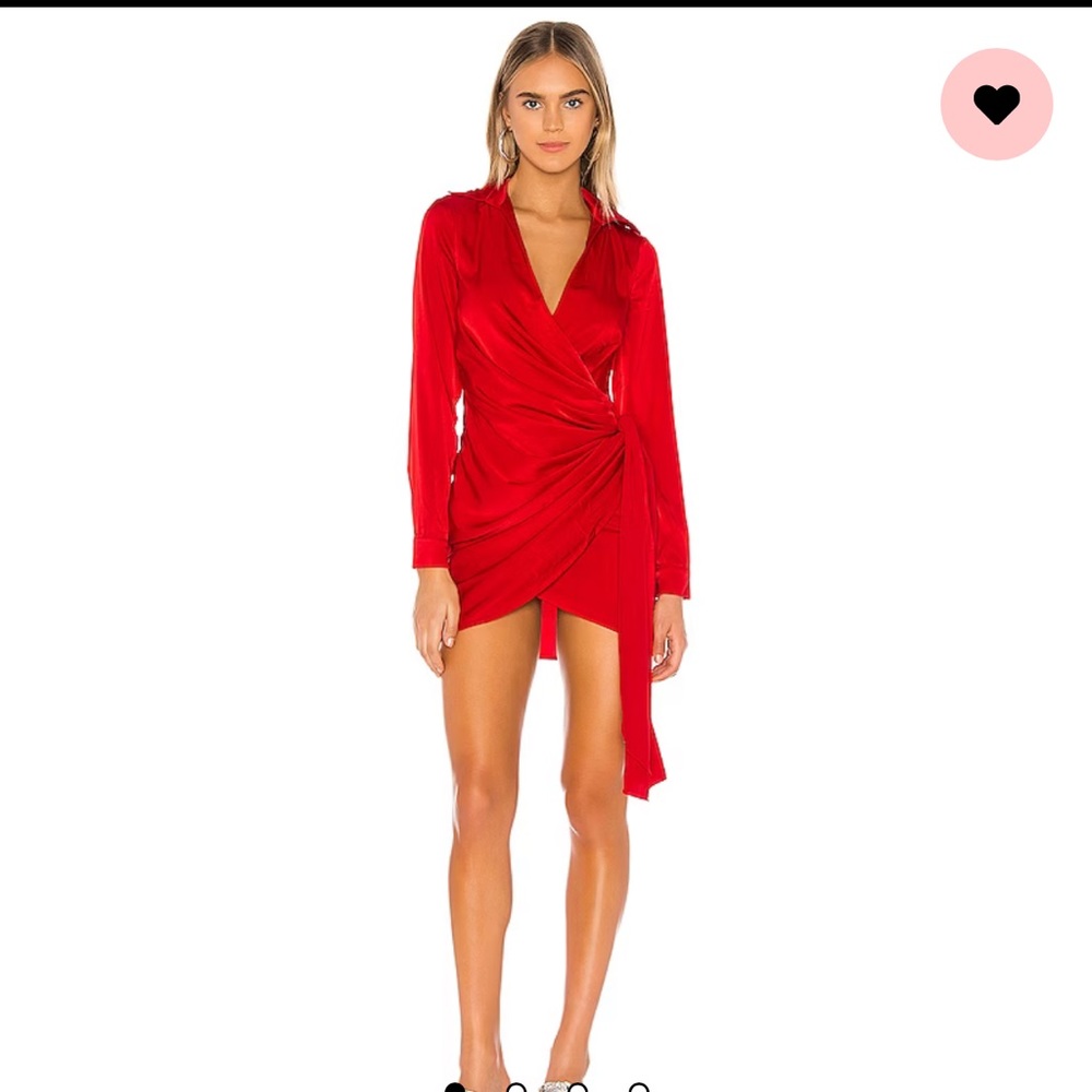 Sophie Draped Mini Dress in Red
superdown
